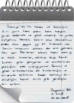 Adatoria Öğrenci Yorumları ve Tavsiyeleri Öğrenci Forum Sakarya Serdivan Yükseköğrenim Kız Öğrenci Yurdu ve Öğrenci Apart Konaklama Hizmetleri